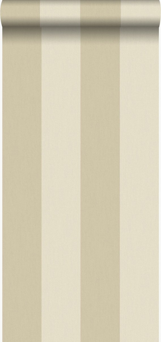 Origin Wallcoverings behang strepen warm beige - 347020 - 53 cm x 10,05 m