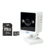 PNI IP 744 4MP videobewakingscamera pakket met IP, bewegingsdetectie + PNI 128GB Micro SD-geheugenkaart met SD-adapter