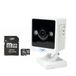 PNI IP 744 4MP videobewakingscamera pakket met IP, bewegingsdetectie + PNI 128GB Micro SD-geheugenkaart met SD-adapter
