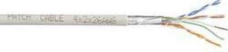 Tru Components TRU COMPONENTS Netwerkkabel CAT 6 U/UTP 4 x 2 x 0.27 mm² Wit 100 m