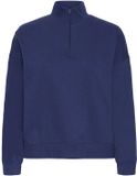 Ichi Vrouwentrui Kasani Katoen Lange Mouw Effen Patriotblauw XS