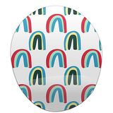 Bonamaison, Ergonomische muismat met polssteun, digitaal bedrukte muismat tegen schede problemen, antislip onderkant, voor kantoor en thuis, afmetingen: 20 x 23 cm