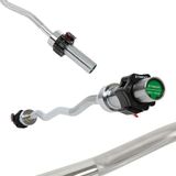 TREXO Rubberen gietijzeren plaat, gewichten voor sportschool met Tri-Grip-greep, gewichten voor sportschool 5, 10, 15, 20, 25 kg voor lange halterstangen, halterschijven, crossfit, krachttraining