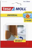 Tesa Weatherstripping - brown - 1m x 38 mm - Set 2x pieces - self-adhesive
