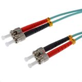 Helos 3m OM3 ST InfiniBand Glasvezelkabel turkoois