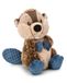 62267 NICI 62267 Knuffeldier bever Harry Woodsnacker, 20 cm, bruin