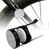 DrPhone ATH1 Fietst/E-Bike Houder Anti-Diefstal Reflector + Houder - Geschikt voor Airtag / Airtag 2– Traceerbaar - Zwart