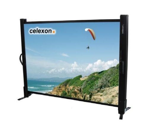 Celexon Mobil Professioneel projectiescherm - 102 x 76 cm - 4:3 - Handmatig - Zwart/Wit