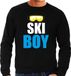 Bellatio Decorations Shoppartners Bv Apres ski sweater Ski Boy / sneeuw baas zwart heren - Wintersport trui - Foute apres ski outfit/ kleding/ verkleedkleding XXL
