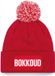 Bellatio Decorations Muts met Pompon Bokkoud - unisex - one size - Rood - wintermuts