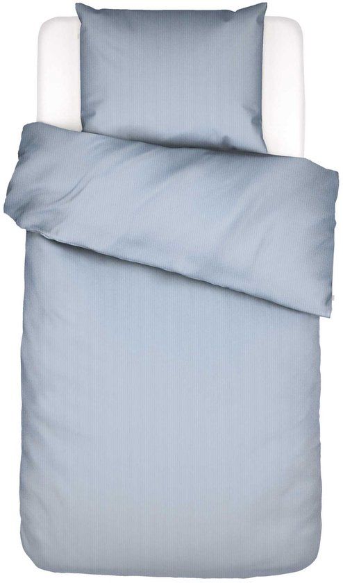 Essenza Coletta Dekbedovertrek Ijsblauw - Eenpersoons – 140x200/220 cm