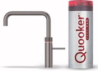 Quooker Fusion Square kokendwaterkraan - draaibare uitloop - PRO3 reservoir - Warm / kokend water - gunmetal 3FSGME