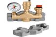 Caleffi S.p.A. Heizung Ketelgroep 1" MS 58 tot 50 kW met armaturen en isolatie, 0503828
