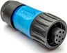 Amphenol C016 10D006 010 10 Ronde connector Koppeling, recht Serie (ronde connectors): C016 Totaal aantal polen: 6 + PE