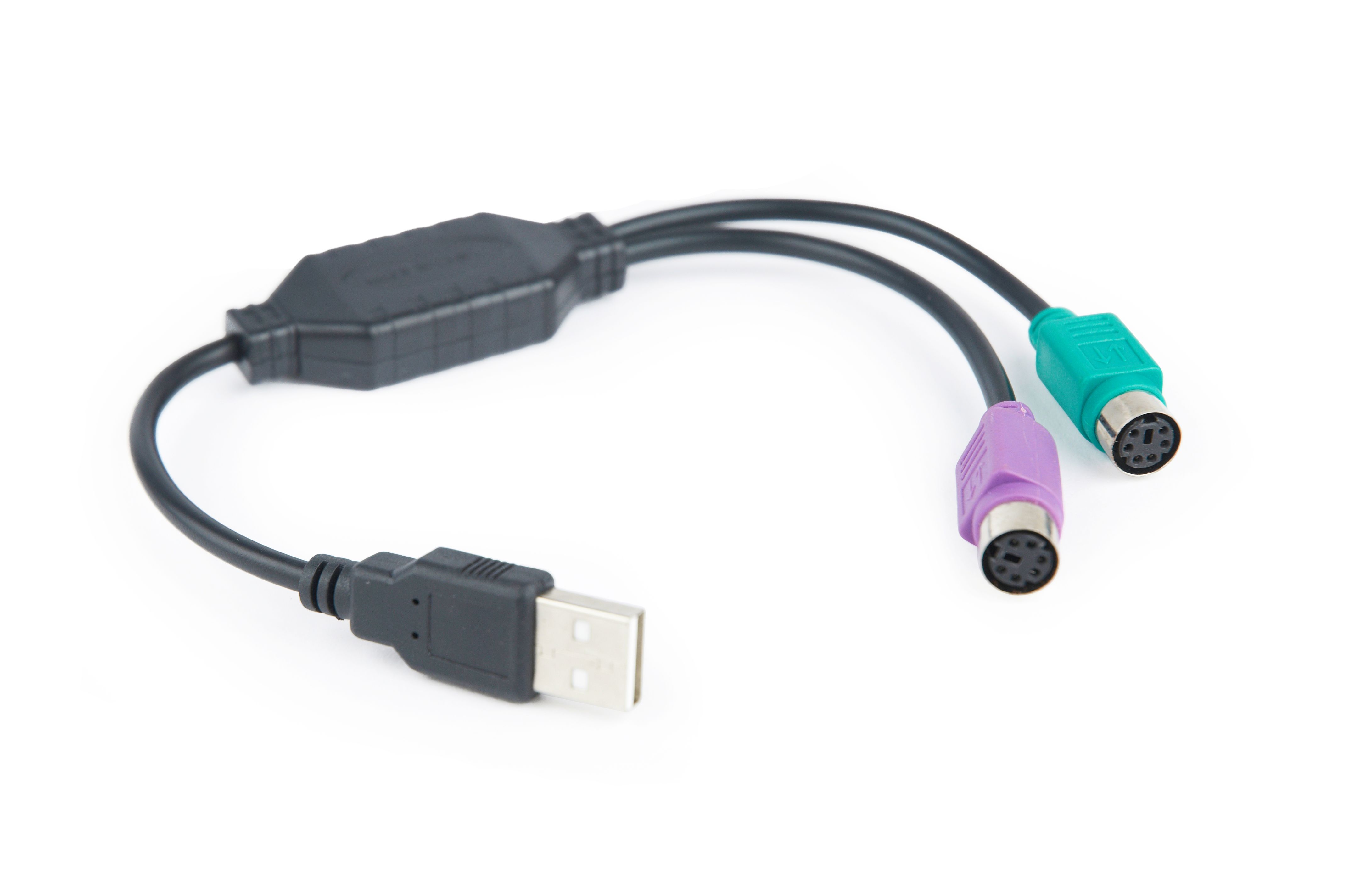 CableXpert UAPS12-BK - PS/2-kabel - 0,3 m - Zwart