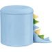 LIVARNO HOME Pouf enfant avec rangement, pieds en bois (rangement - dino)