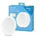 Garza LED-inbouwspot, rond, extra vlak, patrijspoort, 22 cm, 18 W, 6500 K, koud licht, 1950 lm, 30.000 uur, IP20, wit, energiebesparing 80%