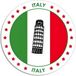 Bellatio Decorations Bierviltjes Italie - 25x stuks - landenthema - versiering - onderzetter