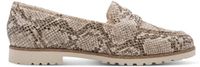Tamaris - Dames - Loafers - Beige Snake