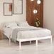 Maison Exclusive - Lit en bois massif, blanc, pin, 160x200 cm