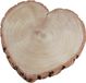 Chaks Houten Kaarsenbord/Decoratie Dienblad - Hartvormig - 30 cm