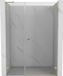 Mexen Lunar-B porte battante pour douche droite 120 cm, transparent, or brossé
