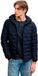 Superdry Hooded Heat Weld Gewatteerde Jas Heren Petrol Blue 3XL