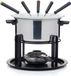 KitchenCraft 3-in-1 Fondueset met Kleurgecodeerde Fondue Vorken (voor Chocolade - Vlees en Kaas Fondue)