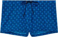HOM Trinacria Zwemshorts Navy Print Mannen 2XL