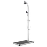 Prolenta Maison Exclusive Buitendouche met grijze bodemplaat, 220 cm, aluminium