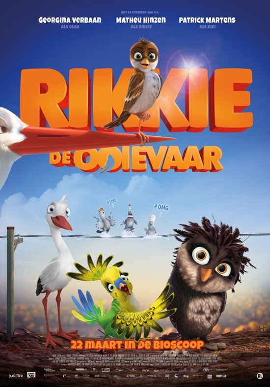 1 Dvd Amaray Rikkie de ooievaar dvd