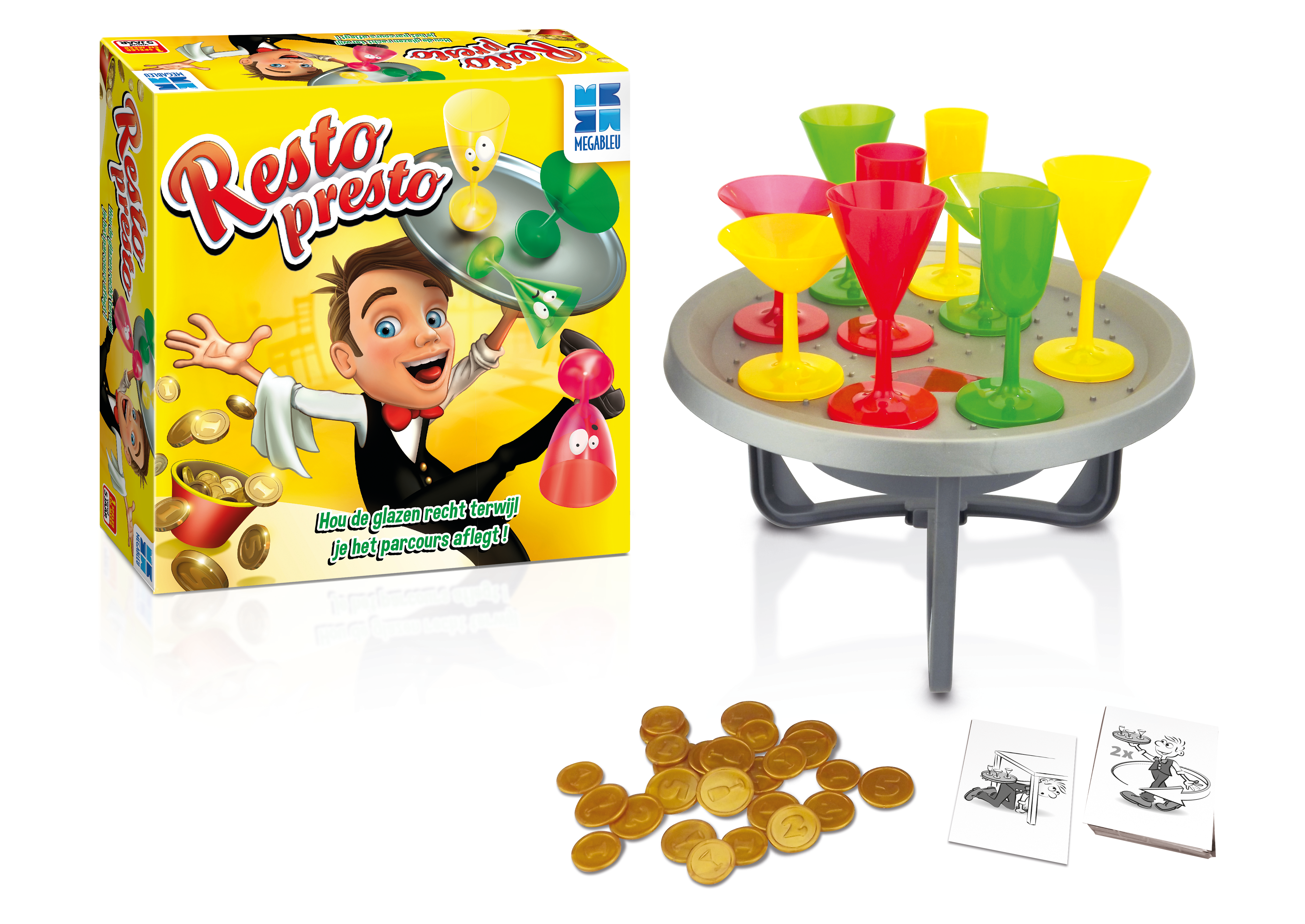 Megableu Resto Presto - Vaardigheids-/actieve spellen & speelgoed - Vanaf 5 jaar