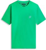 Tommy Hilfiger Heren T-shirt Katoen Korte Mouw Maat L Groen