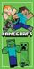 Minecraft serviette Running 70 x 140 cm - polyester