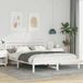 Maison Exclusive - Cadre de lit, blanc, 150 x 200 cm, en bois de pin massif