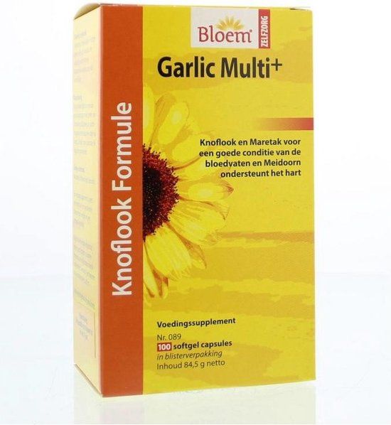 Bloem Garlic Multi+ - 100 Capsules - Voedingssupplement