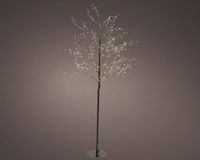 Lumineo Micro LED boom d40h180 cm zwart/wit kerstverlichting