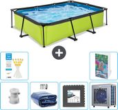 EXIT Toys EXIT Rechthoekig Lime Frame Zwembad - 300 x 200 x 65 cm