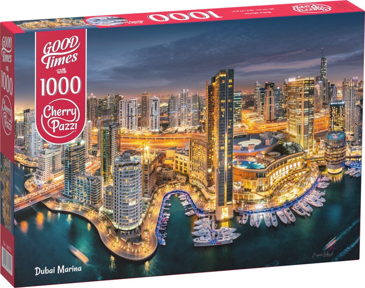 Cherrypazzi Dubai Marina Puzzel 1000 Stukjes