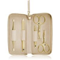 ZWILLING Premium Manicureset (5-delig, echt lederen etui, reisset, met nagelschaartje en nagelriemschaartje), premium, gold edition
