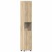 vidaXL Badkamerkastenset Tulum Sonoma Eiken 37 x 31,5 x 203 cm