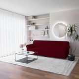Italian Bed Linen Bankovertrek "Più Bello", bordeaux, 4 plaatsen