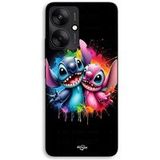 Maniacase Hoesje voor Xiaomi Redmi 13C 5G Stitch Angel kleurrijk schilderij