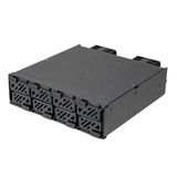 Silverstone FSM08-MS - Boîtier de disque SSD interne 5,25" vers 8-Bay-M.2, SST-FSM08B-MS