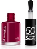 Rimmel 60 Sec Vernis à Ongles Rapide D 8 ML - 320 Rapid Ruby