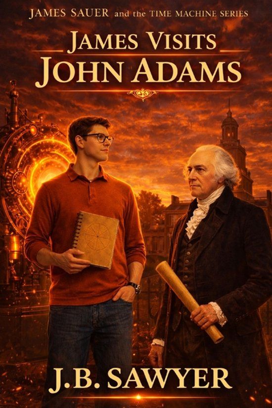James Sauer and the Time Machine- James Visits JOHN ADAMS Paperback