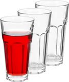 Alessandro Drinkglazen Casablanca Crystal - 3x stuks - glas - 365 ml