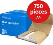Easyprint Boekverpakking, DIN A4, verzendverpakking, onbedrukt, 750 stuks