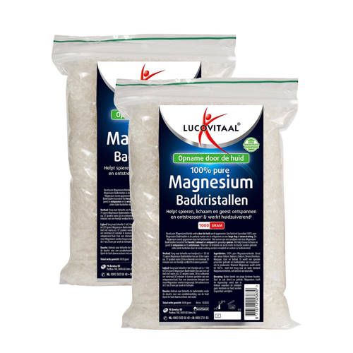 Lucovitaal Magnesium Badkristallen - Duopack
