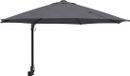 vidaXL Tuinparasol 248 x 248 x 148 cm Polyester en Staal Antraciet